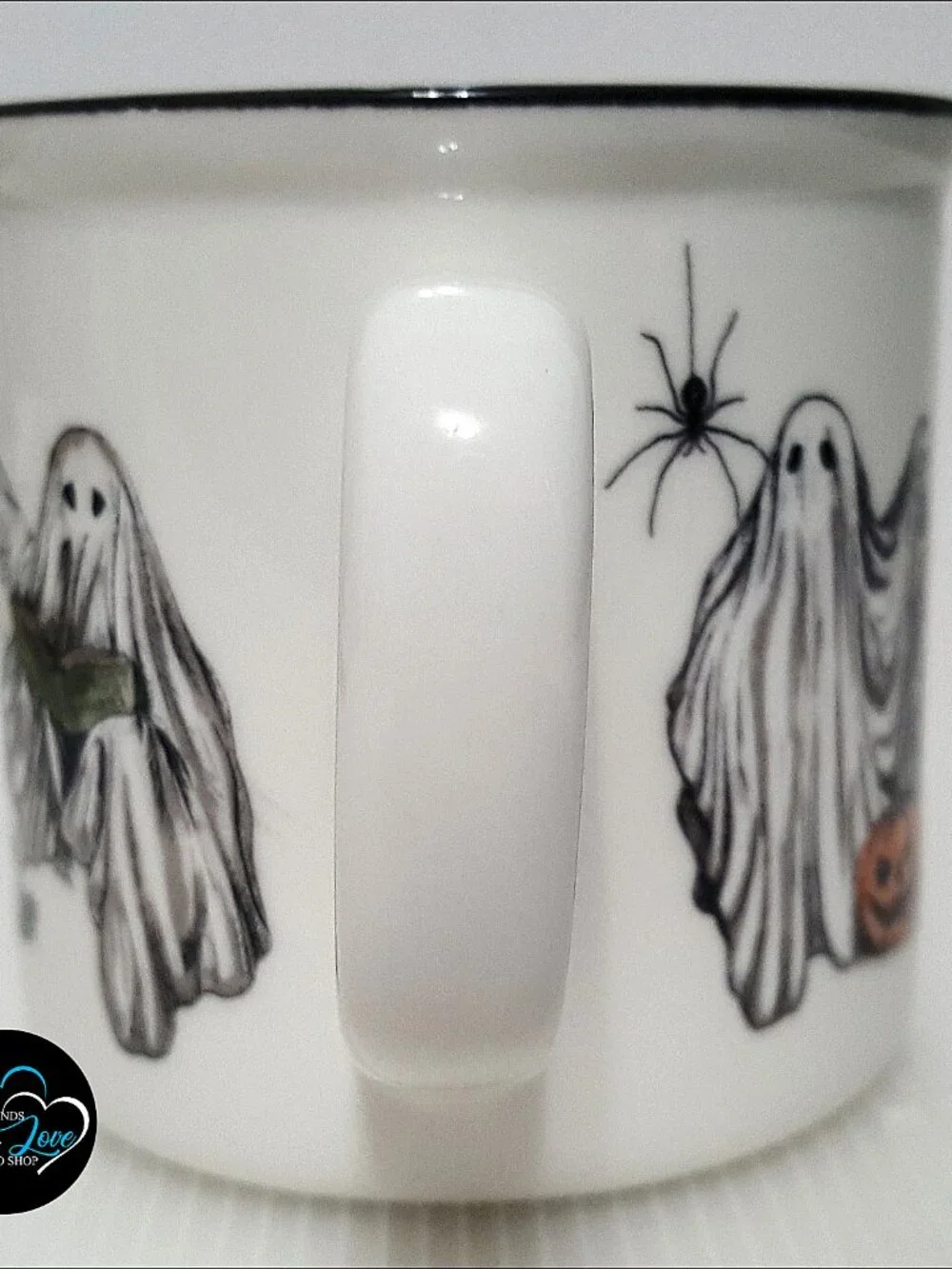 Pottery Barn Midnight Manor Mug 16 OZ NEW Stoneware Halloween